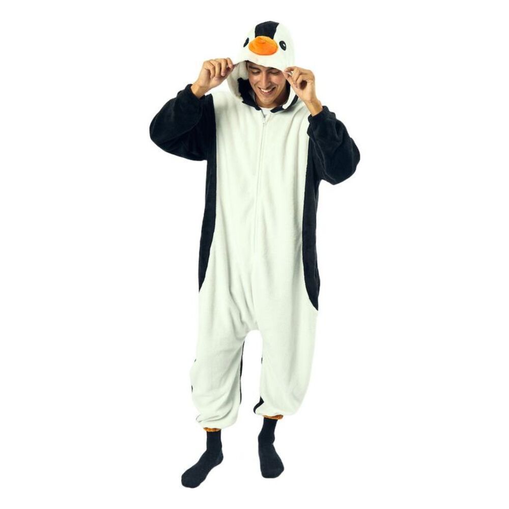 Open Box - Bioworld - Penguin Adult Hooded Kigurumi Onesie Costume Union White
